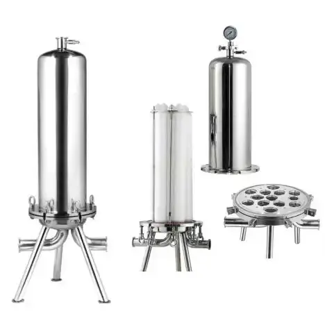 Filtre pour bière/vin/boisson dans l'industrie alimentaire boîtier de filtre en acier inoxydable 316