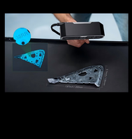 Scanner 3D CR-Scan Otter, portable, haute précision, grande taille, pour voitures, motos, scanner couleur stéréo, portrait, animaux