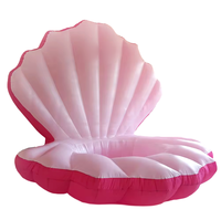 Palourde de coquille gonflable géante LED personnalisée, coquillage gonflable avec lumière LED pour la décoration de scène de fête