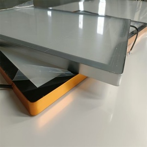 Ultra-mỏng nhôm Tempered Glass LED hộp đèn hình chữ nhật trượt hình ảnh trang trí hiển thị cho Mall chương trình khuyến mãi cắm điện - Product Image 4