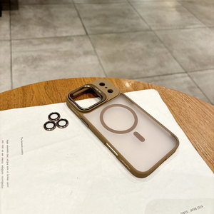 Custodia per telefono con protezione magnetica per lenti per <span class=keywords><strong>iPhone</strong></span> 17 Air 16 15 14 Plus 13 12 11 Pro Max 16E <span class=keywords><strong>Cover</strong></span> <span class=keywords><strong>trasparente</strong></span> opaca - Product Image 6