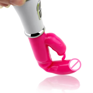 Vibratore Dildo Doppio Punto G Economico all'Ingrosso per Donna, Dispositivo per Masturbazione Femminile con Batteria Integrata Impermeabile - Product Image 6