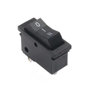 KAN-L5 điện khóa chuyển đổi push button khóa chuyển 7.5A 250V AC 2P 4 pin on off T125 cho máy nước nóng máy hút bụi