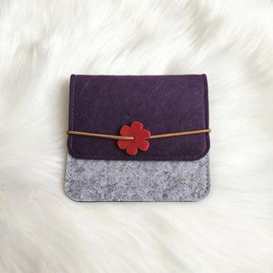 Nouveau design Sac de rangement miniature en feutre portable avec fermeture à glissière Taille courte pour un usage quotidien - Product Image 6