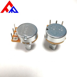 โพเทนชิโอมิเตอร์แบบหมุนคุณภาพสูง B100k B1M WH148 แบบ 3 ขา พร้อมตัวควบคุมแบบหมุน - Product Image 6