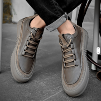 Nouvelles Chaussures Décontractées en Cuir Respirantes pour Hommes – Baskets et Mocassins Tendance