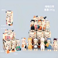 Figurines miniatures PVC SMISKI Sonnyy Angels Hippers originales du Japon, objets de collection pour la maison, poupées tendance, 12 boîtes mystères, boîtes aveugles