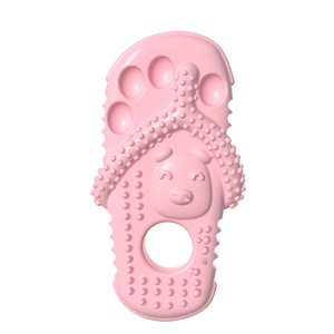 Evcil Hayvan Diş Temizleme Köpek Isırma Oyuncağı Terlikleri OEM_ODM Tedarikçisi Dayanıklı Fiziksel Tüketim Evcil Hayvan Oyuncakları Toptan Satış - Product Image 4