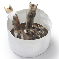 Grattoir de lit de maison en carton chat moderne de luxe papier ondulé et matériau en sisal pour dormir et jouer