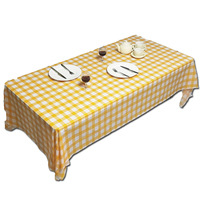 Nappe à carreaux en plastique rouge et blanc Couverture de table jetable de pique-nique pour les anniversaires Carnavals