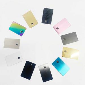 Cartão de Crédito Metálico com Interface Dupla NFC Contactless, Acabamento Fosco Preto, Prata, Dourado, Rosé, Espelhado, com Função Tap to Pay, Hico e Painel para Assinatura - Product Image 1