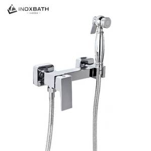 Robinet de Douche Portable SUS304 Chromé à Prix d'Usine pour Eau Chaude et Froide, Accessoire de Robinet de Salle de Bain - Product Image 1