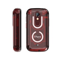Unihertz, el Teléfono Inteligente Android 13 Más Pequeño, 8GB 256GB, Luz LED, Carcasa Trasera Transparente, Teléfono Móvil de 48MP, Pantalla de 3 Pulgadas, Jelly Star