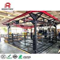 Ring de boxe modulaire personnalisé Matrix Cycle, plateforme de compétition multifonctionnelle pour la boxe, la gym et l'entraînement en arts martiaux