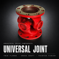 JIE-LIKE Double Joint universel à montage sur bride pour arbre de transmission d'équipement et transmission de puissance