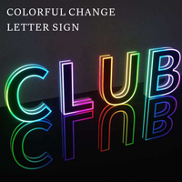 Letrero de Canal Luminoso LED RGB 3D Personalizado, Logotipo Iluminado Programable a Todo Color, Resistente al Agua IP65 para Exteriores, Empresas, Centros Comerciales