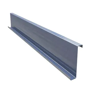 a36 Galvanized channel z type steel metal building materials roof purlins z shaped steel for construction