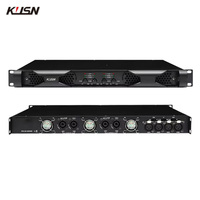 Amplificateur numérique professionnel de classe D 1800W x 4 canaux 8 ohms, amplificateur de puissance stéréo 1U pour caisson de basses, haute performance, grand format