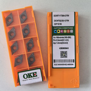 DCMT11T304-OTM OP1315 TIAIN Coated <b>Square</b> Carbide Inserts External Turning <b>Tool</b> ISO Graded OEM Customizable 100% Original - Product Image 2