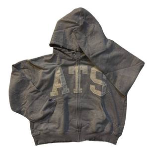 Sudadera con capucha y cremallera de estilo único para hombre, bordado personalizado, estilo Hip Hop, tela de lana de algodón, conjunto de sudaderas con capucha de invierno para hombre - Product Image 1