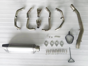 Tuyau d'échappement de moto ZX4R <span class=keywords><strong>2023</strong></span> pour KAWASAKI Ninja ZX4R Tuyau d'échappement en acier et titane - Product Image 2