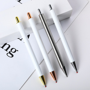 <span class=keywords><strong>Bolígrafo</strong></span> <span class=keywords><strong>de</strong></span> <span class=keywords><strong>Gel</strong></span> <span class=keywords><strong>de</strong></span> Lujo 2026, <span class=keywords><strong>Blanco</strong></span>, con Punta <span class=keywords><strong>de</strong></span> Bala, <span class=keywords><strong>de</strong></span> Acero Inoxidable, Retráctil, Personalizable con Logotipo - Product Image 4