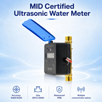 Compteur d'eau intelligent à ultrasons DN15 DN20 4G LoRaWAN RS485 M-Bus avec lecture à distance et surveillance, certifié MID
