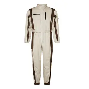 Manufacturer OEM ODM Twill Fabric 65% Cotton 35% Polyester High Wear Resistance Jumpsuit Workwear Coverall