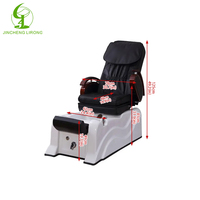 Chaise de pédicure multifonctionnelle Jincheng, salon de manucure, chaise de manucure personnalisée en fibre de verre avec massage