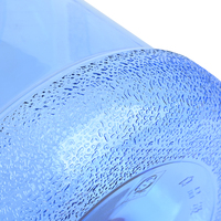 Bouteille d'eau en plastique PC bleue réutilisable de 3 et 5 gallons, robuste, vide, pour distributeur d'eau