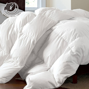 Edredón Blanco Hecho a Mano, Moderno, Liso, para Hotel, Relleno <span class=keywords><strong>de</strong></span> Microfibra y Fibra Hueca, para Invierno, Cuatro o Cinco Estrellas - Product Image 4