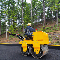 Hengwang 3Ton Road Compactor Moteur diesel 3000kg Double Drum Roller Équipement de construction de routes à prix compétitif