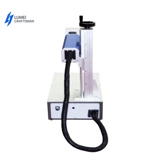 เครื่องทำเครื่องหมายเลเซอร์ขนาดเล็กแบบพกพา20W 30W เครื่องทำเครื่องหมายโลหะไฟเบอร์ออปติกสำหรับป้ายสุนัขรหัส QR - Product Image 4