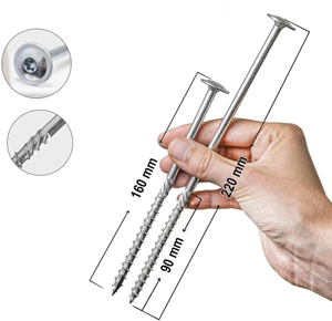 Lever de soleil 57658 #   <span class=keywords><strong>Série</strong></span> de tentes de camping en plein air, vis à tête en acier, piquets de tente, personnalisables, plusieurs tailles pour toutes les saisons - Product Image 2