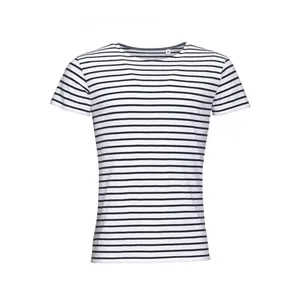 Camiseta a rayas Miles, merchandising personalizado - Product Image 1