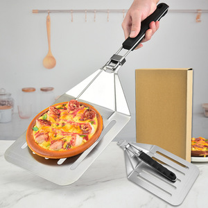 <span class=keywords><strong>Pala</strong></span> para Pizza Innovadora con Mango Plegable de Acero Inoxidable Perforado y Agarre de <span class=keywords><strong>Goma</strong></span> para Mayor Estabilidad, <span class=keywords><strong>Pala</strong></span> Antiadherente para Pizza - Product Image 2