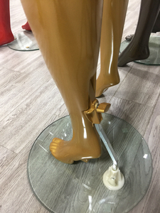Wholesale <strong>Plastics</strong> <strong>Dummy</strong> Sexy Full Body Abstract Golden <strong>Female</strong> Mannequin - Product Image 5