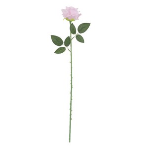 Rose artificielle à branche unique en tissu velours avec épines pour décoration de mariage, vente en gros - Product Image 5