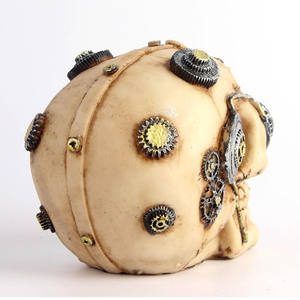 Regalo de poliresina personalizado Vintage <span class=keywords><strong>Gabba</strong></span> calaveras humanas ornamento disfraz bola decorativa Prop impreso 3D máquina patrón calavera - Product Image 4