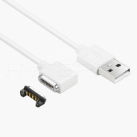 Hytepro Ángel derecho USB magnético de 4 pines admite transferencia de datos y cable de carga M501W