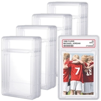 Étui de protection pour cartes gradées, transparent avec protection UV, pour affichage et collection de cartes TCG, taille standard, vente en gros