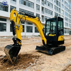 Mini-excavatrice sur chenilles certifiée CE, capacité 1,5-2 <span class=keywords><strong>tonnes</strong></span>, avec moteur EPA, pompe à moteur haute efficacité et composants essentiels de boîte de vitesses - Product Image 2