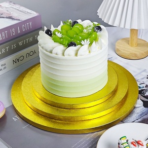 Planches à gâteau SunShine de 12 mm d'épaisseur, plateaux ronds de 12 pouces, fournitures de décoration de gâteaux, planche à gâteau ondulée blanche - Product Image 5