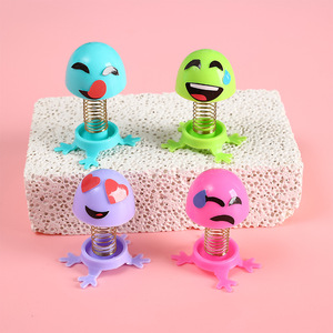 Jouet d'elfe rebondissant amusant en plastique avec expressions pour enfants de 2 à 4 ans, petite taille, jouet anti-stress unisexe - Product Image 3