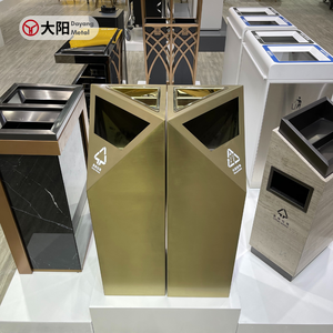 Thùng rác inox dọc thương mại lớn, thùng rác Gạt Tàn Có thể được sử dụng trong sảnh khách sạn lối vào thang máy - Product Image 4