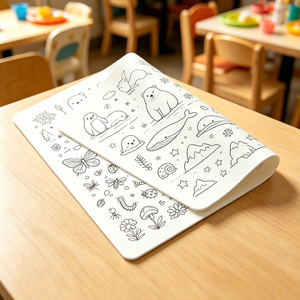 Alfombrillas de Silicona para Dibujar para Niños, Venta al Por Mayor, Patrones Variados - Product Image 1
