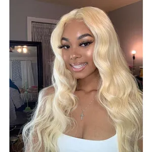U.S. Warehouse Delivery 613 Blonde Full Lace Frontal Wigs Hd Lace Front Wig For Black Women