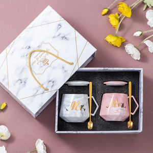 Juego de tazas de cerámica para el Día de San Valentín, juego de tazas de regalo de lujo, regalos para el Día de San Valentín, <span class=keywords><strong>2023</strong></span> - Product Image 5