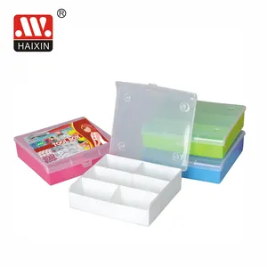 Bán Buôn Nhựa Trong Suốt Organizer Box DIY Nail Đá Container Box Rõ Ràng PP Nắp