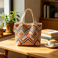 Meilleures ventes : Sac à main 3D tricoté, anti-déformation, de luxe, personnalisé, élégant et tendance pour femme